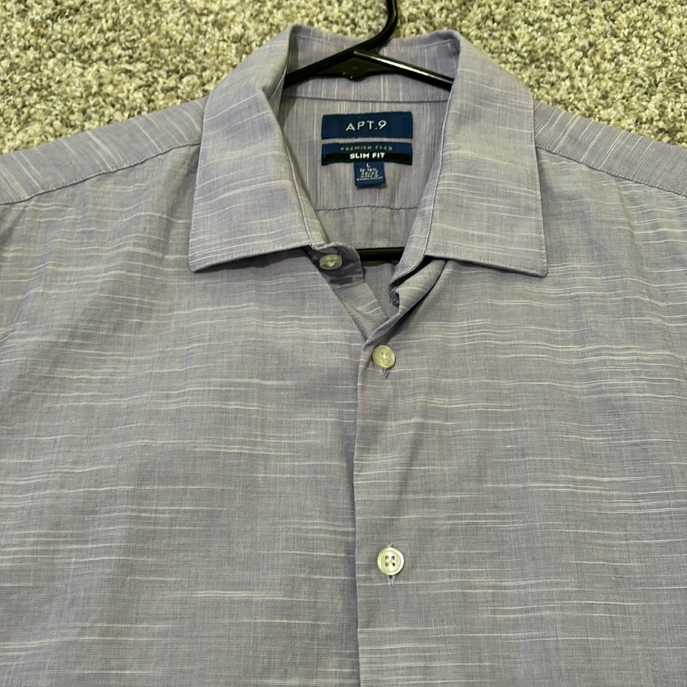Apt. 9 lavender dress shirt.